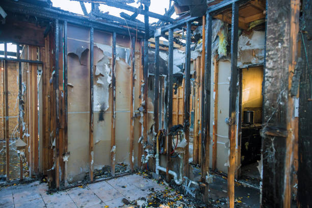 Professional Emergency Fire Cleanup technician working in Rosaryville, MD